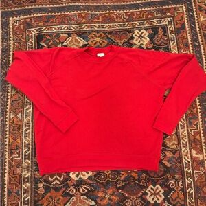 Donni Eco Terry Crew sweatshirt, bell pepper, size M